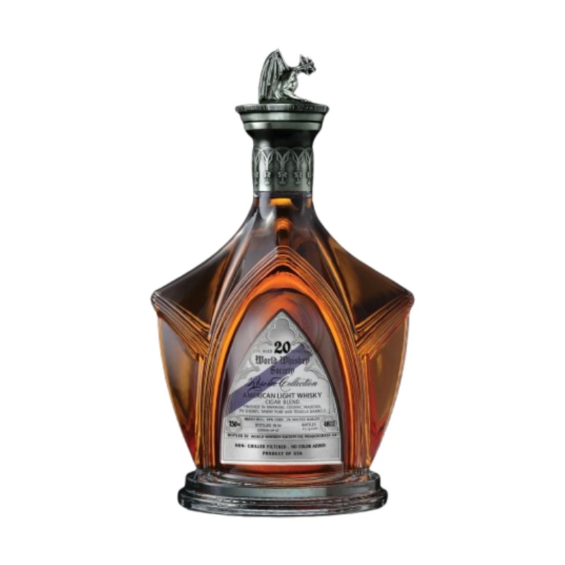 World Whiskey Society Reserve Collection 20 Year Old American Light Whisky Cigar Blend