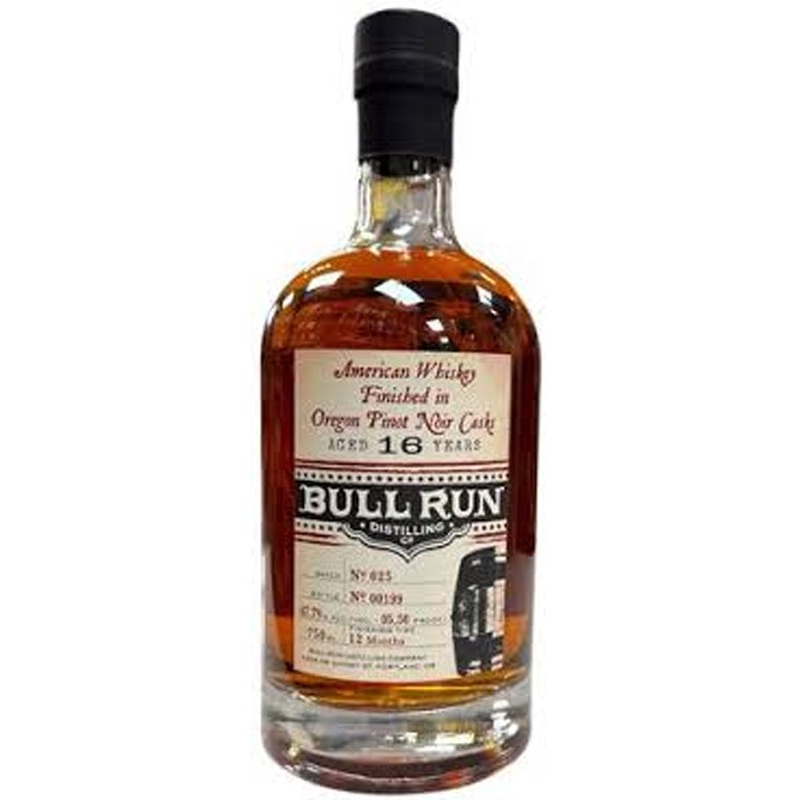 Bull Run 16 Year Old American Whiskey Finished in Oregon Pinot Noir Casks