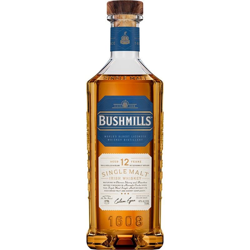 Bushmills 12 Year Old Irish Whiskey