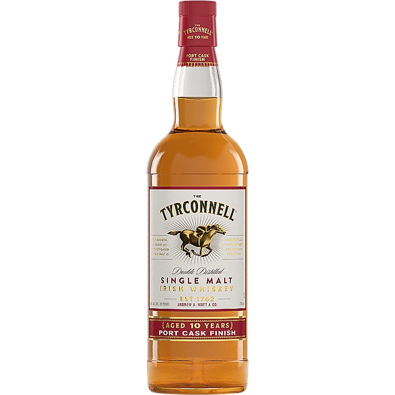 The Tyrconnell 10 Year Old Port Cask Finish Irish Whiskey