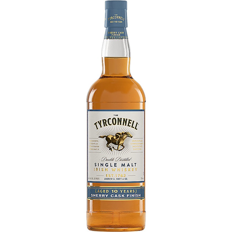 The Tyrconnell 10 Year Old Sherry Cask Finish Irish Whiskey