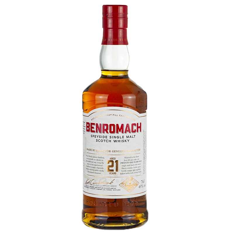 Benromach 21 Year Old Scotch Whisky