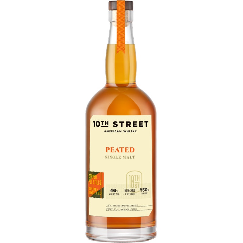 10th Street Peated Single Malt American Whiskey
