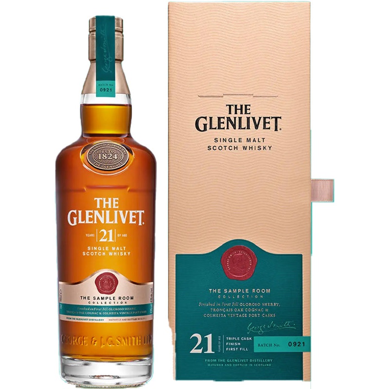 The Glenlivet ‘Sample Room Collection’ 21 Year Old Triple Cask Scotch Whisky