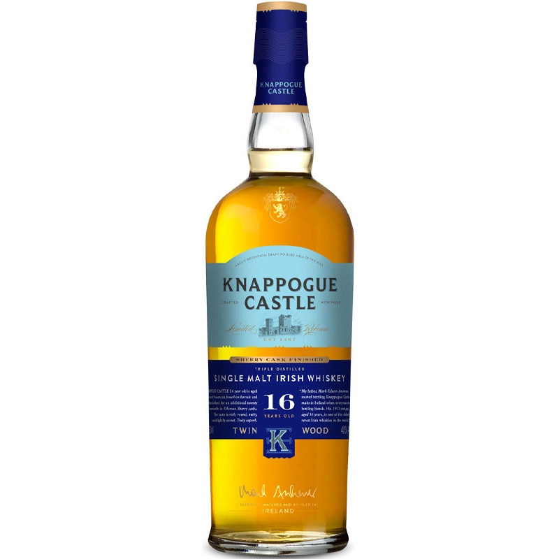 Knappogue Castle 16 Year Old Sherry Cask Finished Irish Whiskey
