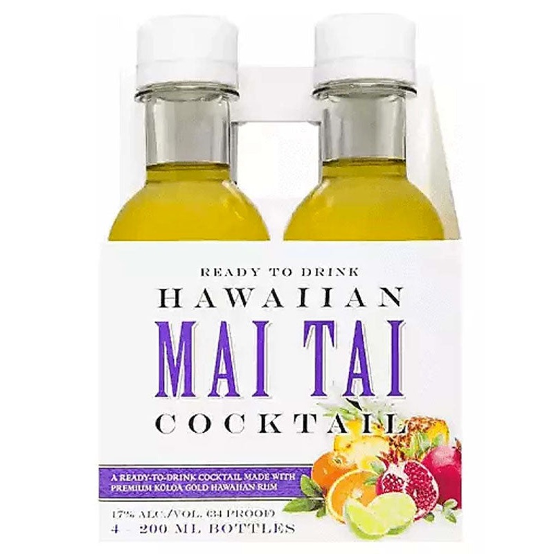 Koloa Hawaiian Mai Tai Cocktail 4-Pack