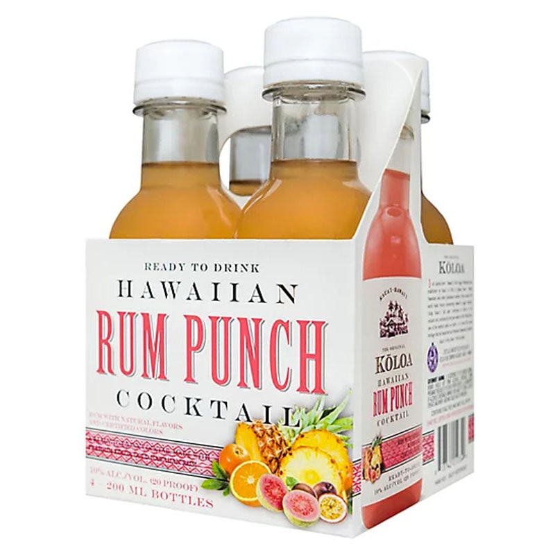 Koloa Hawaiian Rum Punch Cocktail 4-Pack