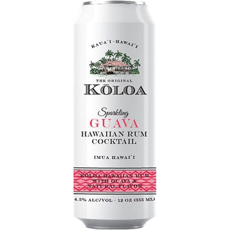 Koloa Sparkling Guava Hawaiian Rum Cocktail