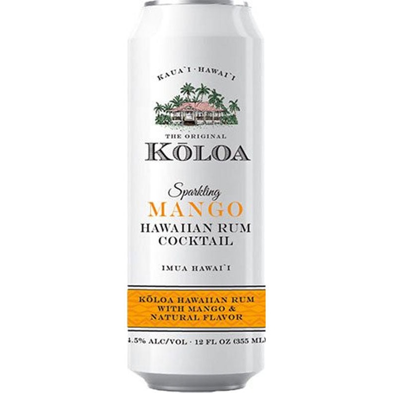 Koloa Sparkling Mango Hawaiian Rum Cocktail