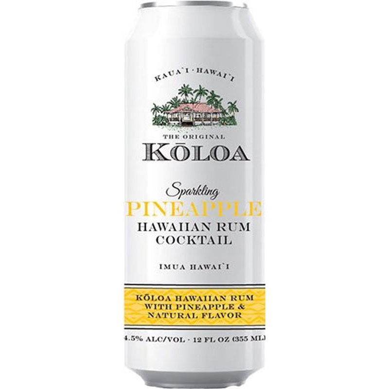 Koloa Sparkling Pineapple Hawaiian Rum Cocktail