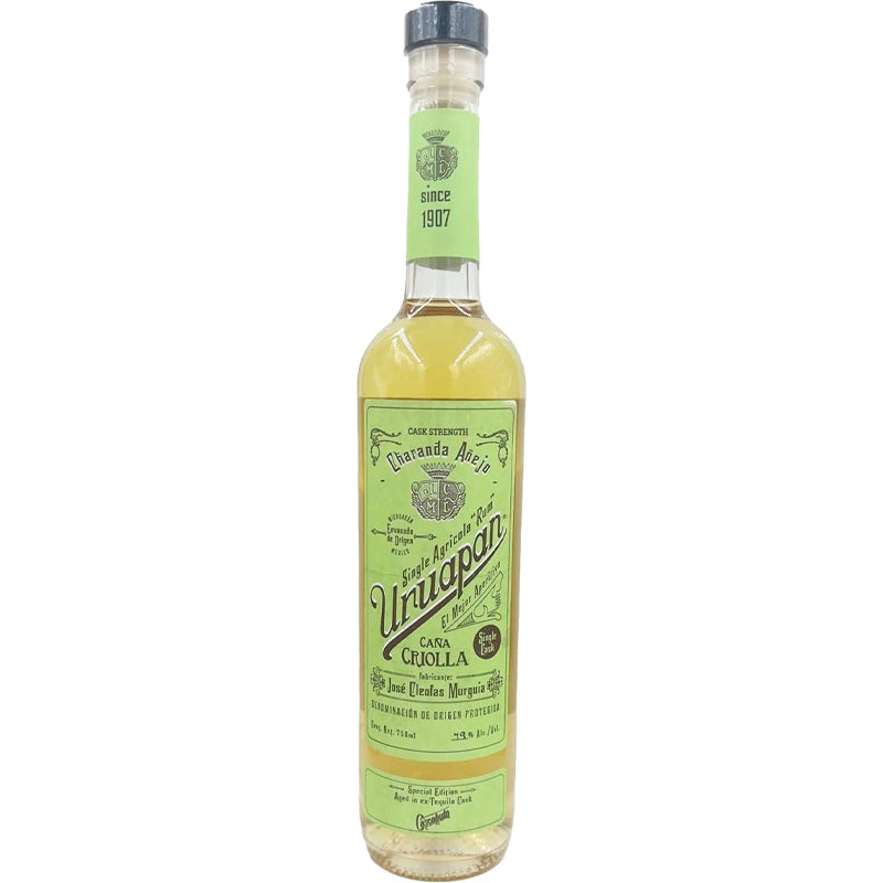 Uruapan Charanda Cana Criolla Cask Strength Anejo Single Agricola Rum
