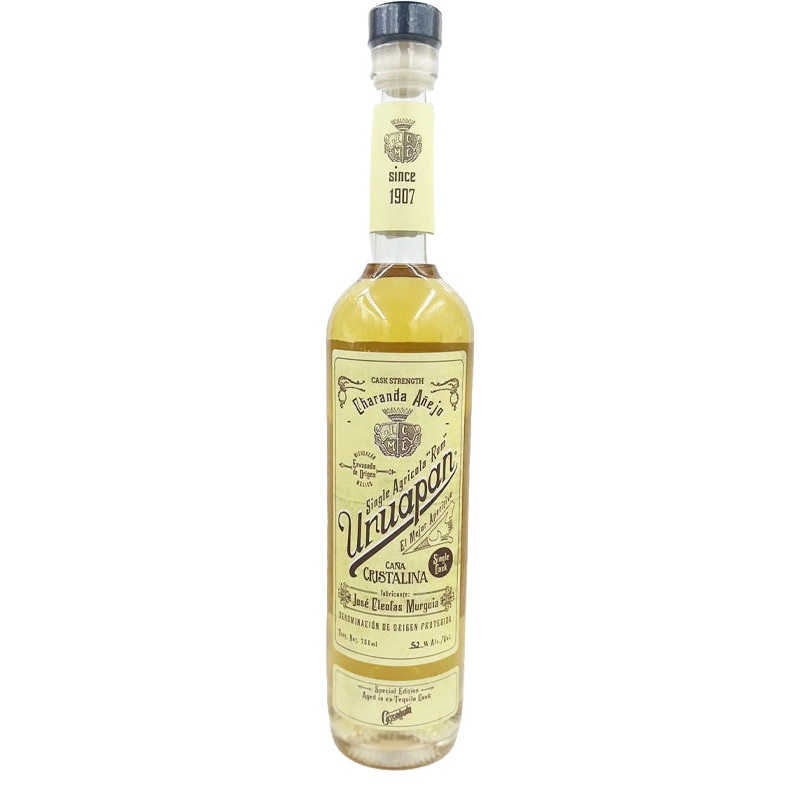 Uruapan Charanda Cana Cristalina Cask Strength Anejo Single Agricola Rum
