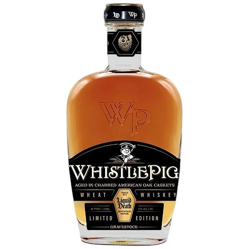 WhistlePig x Liquid Death Gravestock Limited Edition Wheat Whiskey