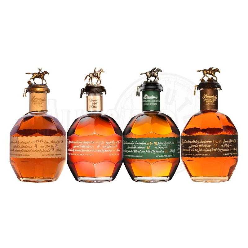 Blanton’s Red Label, Gold Label, Green Label & Black Label Bundle