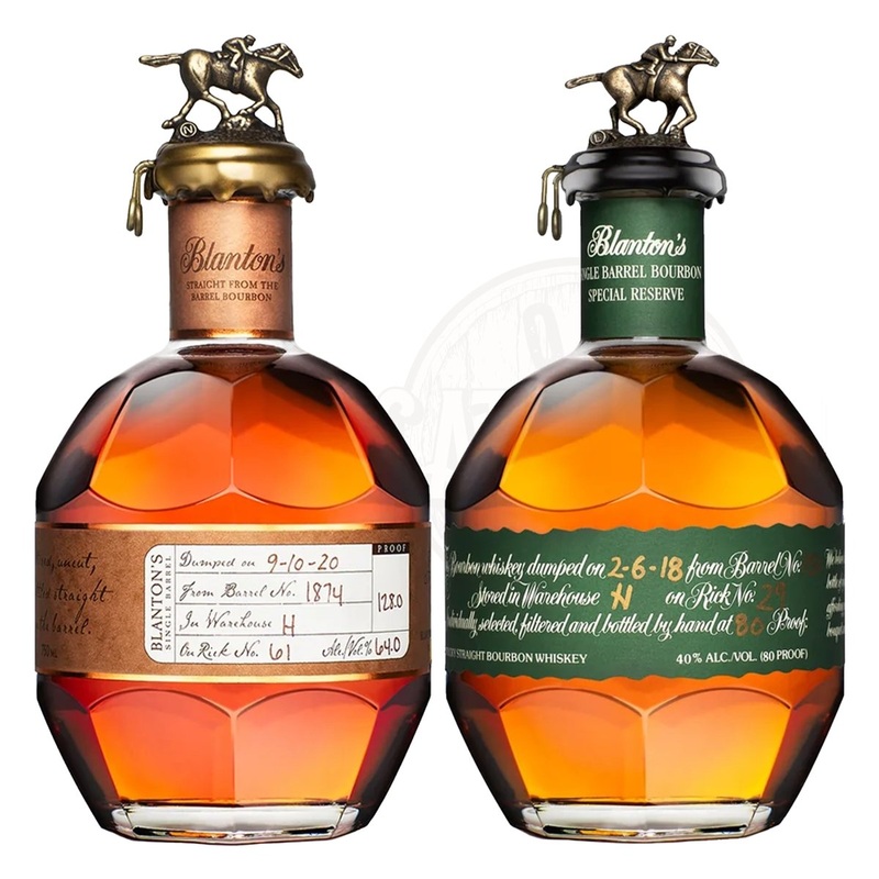 Blanton’s Straight From The Barrel & Green Label Bundle