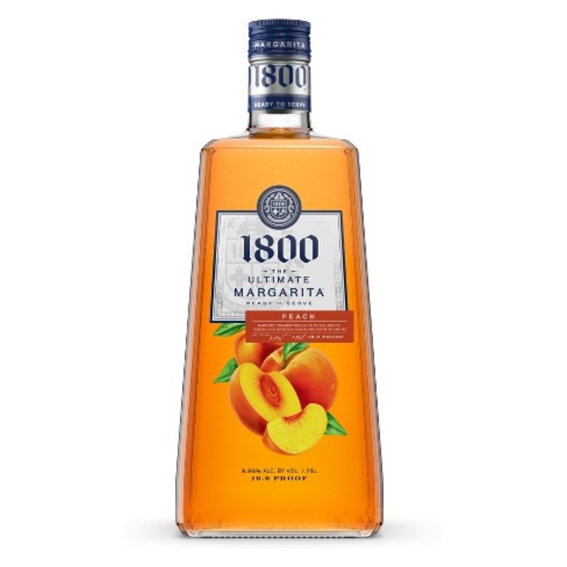 1800 Ultimate Peach Margarita Ready to Drink 1.75L