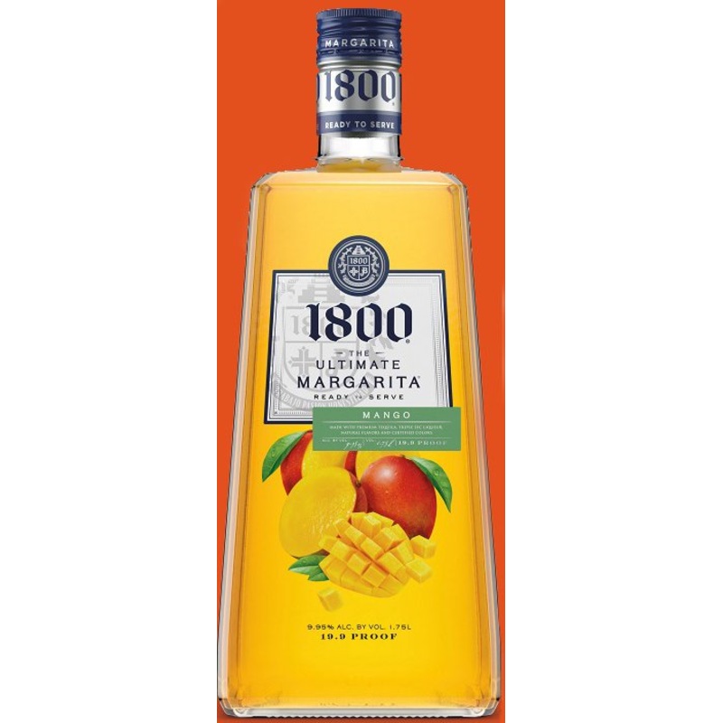 1800 Ultimate Mango Margarita Ready to Drink 1.75L