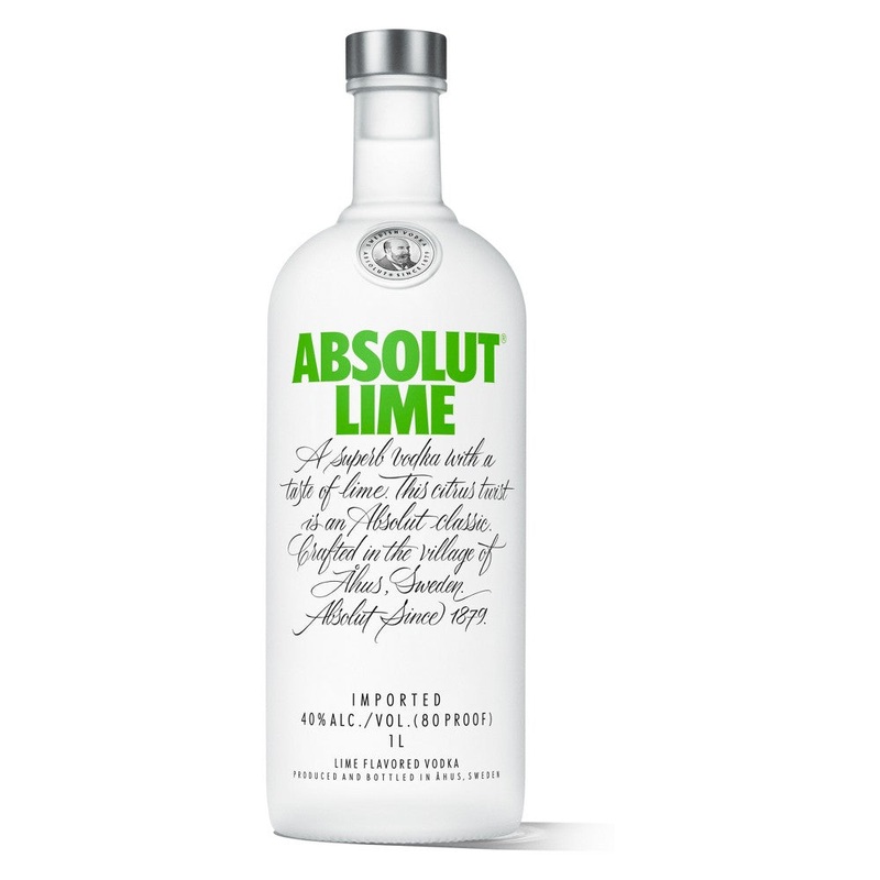 Absolut Lime Vodka 1L