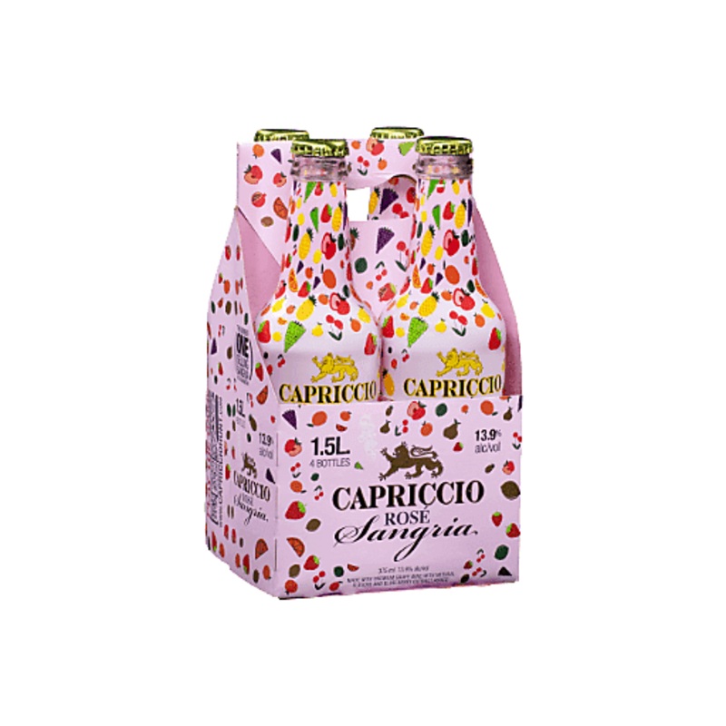 Capriccio Ros Sangria 4 pack 355mL