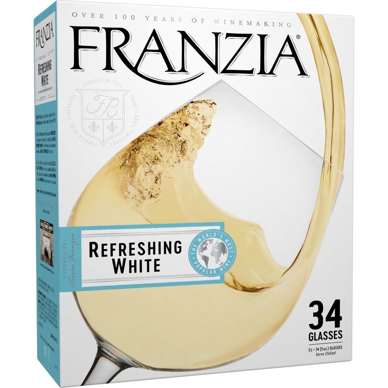 Franzia Refreshing White Wine 5 Liter Box