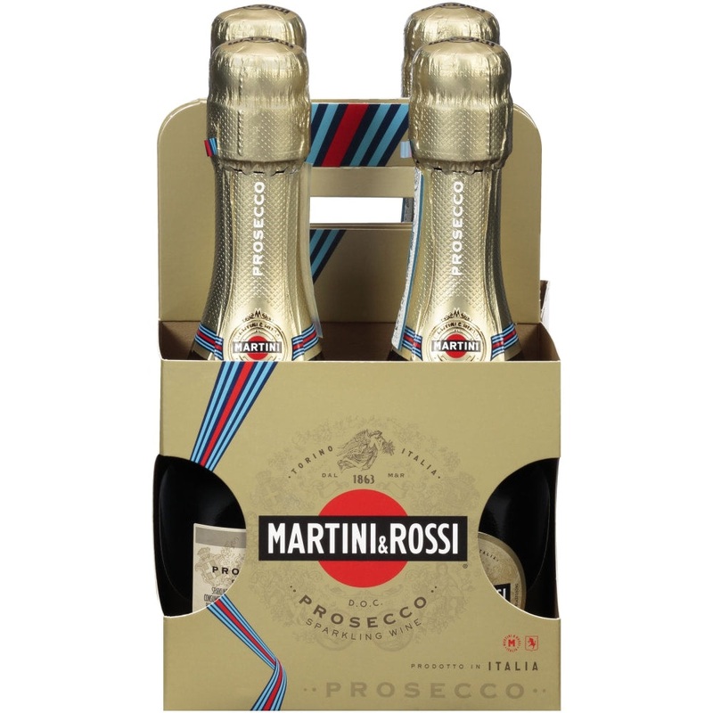 Martini & Rossi Sparkling Prosecco 187mL 4pack
