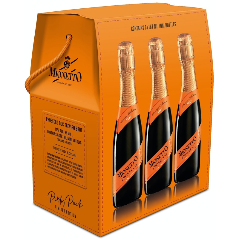 Mionetto Prosecco DOC Treviso Brut 187mL 6pack