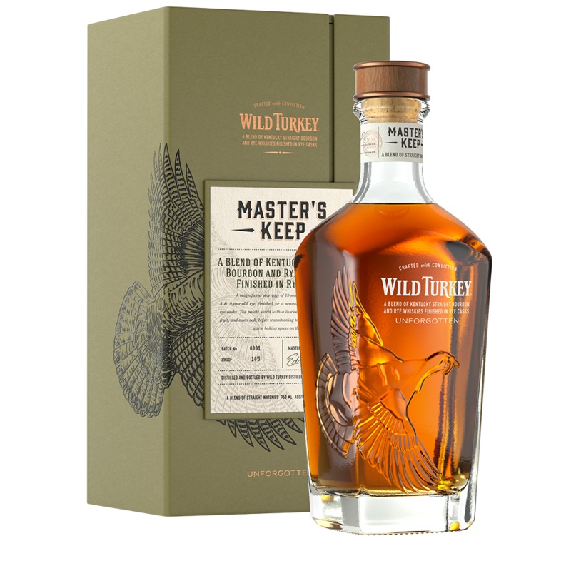 Wild Turkey Masters Keep UNFORGOTTEN Batch No. 0001 Blended Kentucky Straight Rye Bourbon Whiskey 750mL