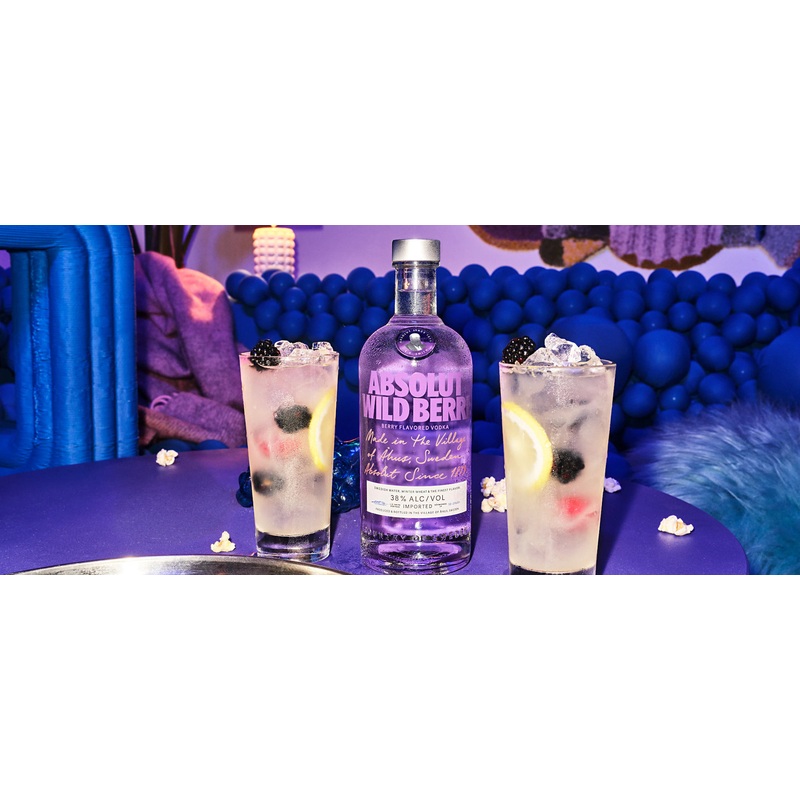 Absolut Wild Berri Vodka 1L