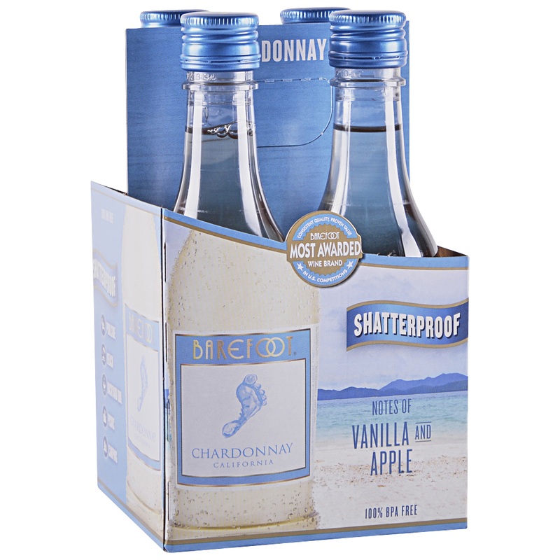 Barefoot Chardonnay 4 Pack (187mL)