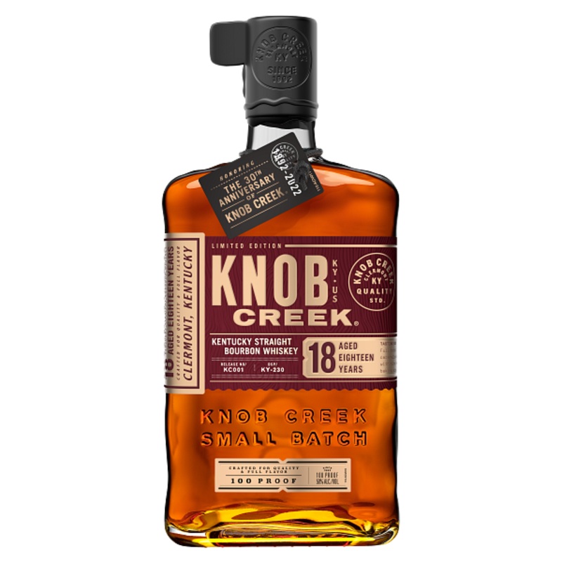 Knob Creek 18 100Proof 30th Anniversary Kentucky Straight Bourbon Whiskey 750mL