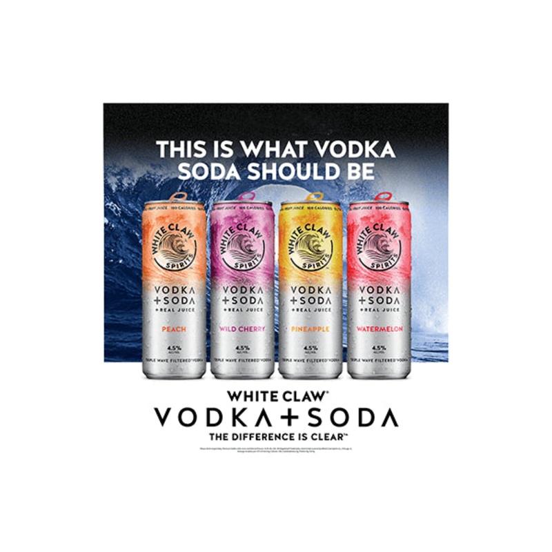 White Claw Vodka Soda Variety 8 pack 355mL