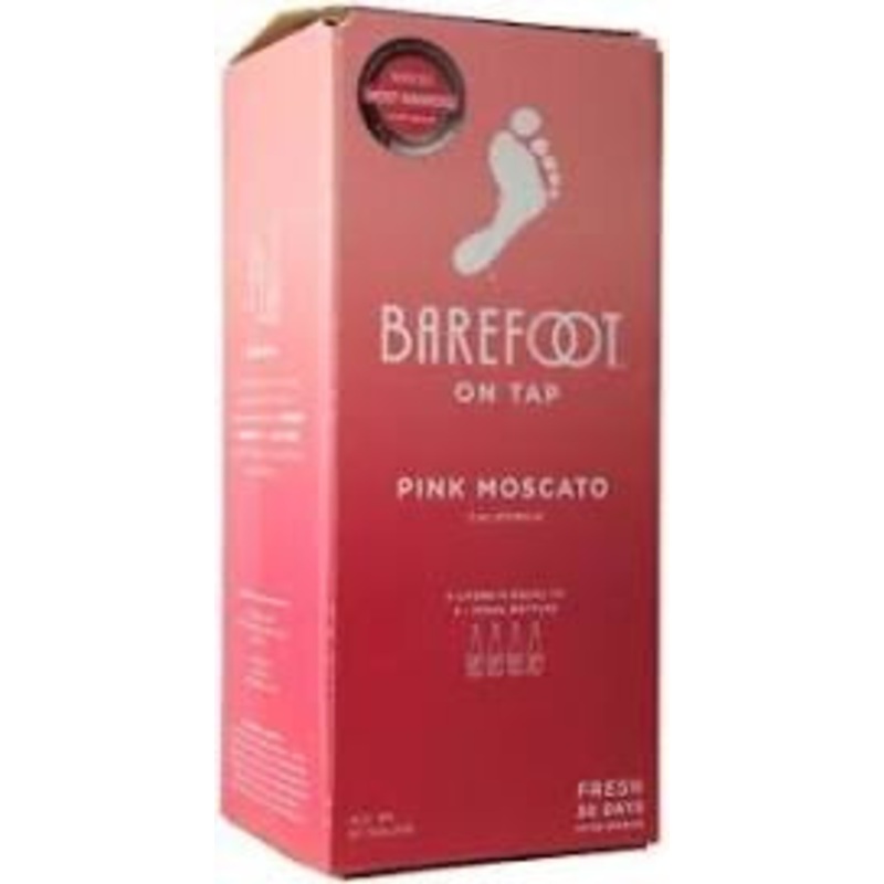 Barefoot Pink Moscato 3 Liter Box